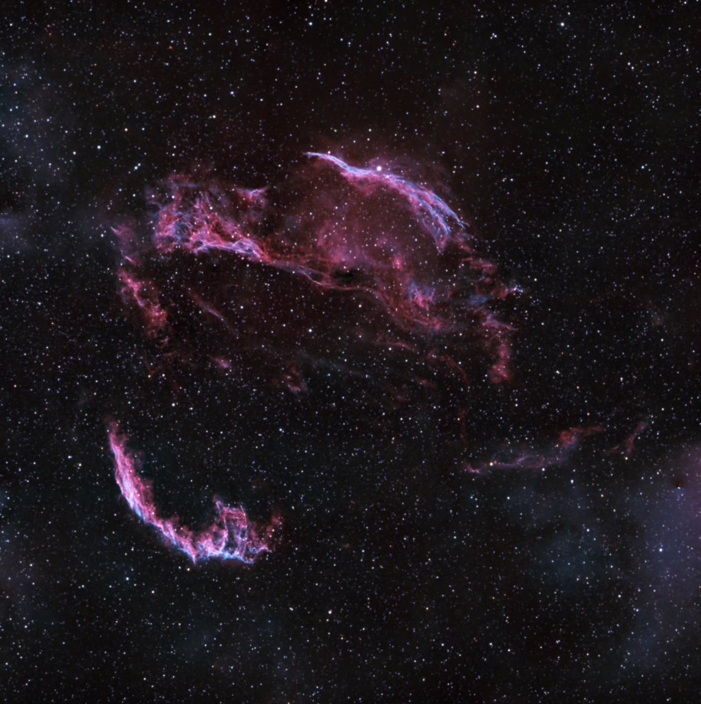 Cygnus Loop - 9 Panel Mosaic