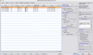 Pixinisight weighted batch preprocessing post calibration tab showing SHO integration.