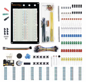 Makeronics breadboard used to prototype the FlatAF flats panel